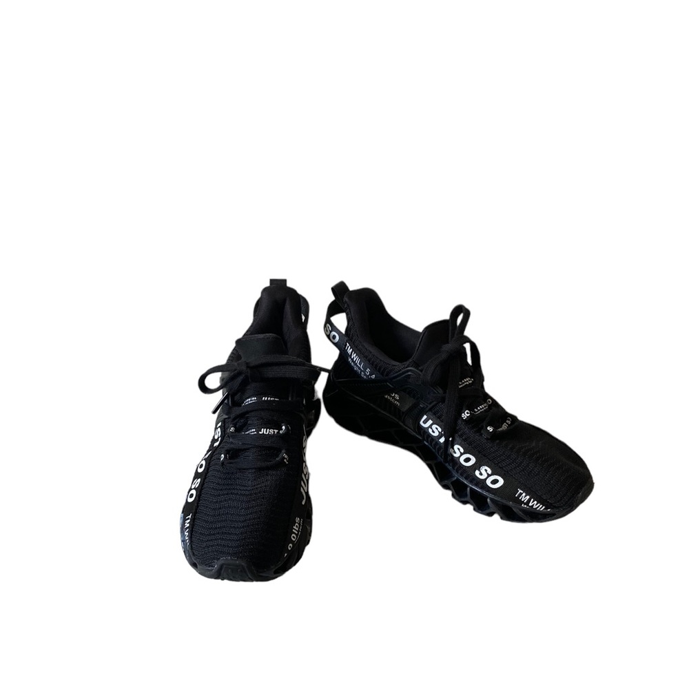 Just SOSO Fashion Athletic Casual Spring Summer Vacation Sneakers Black  36 6 - Picture 2 of 12